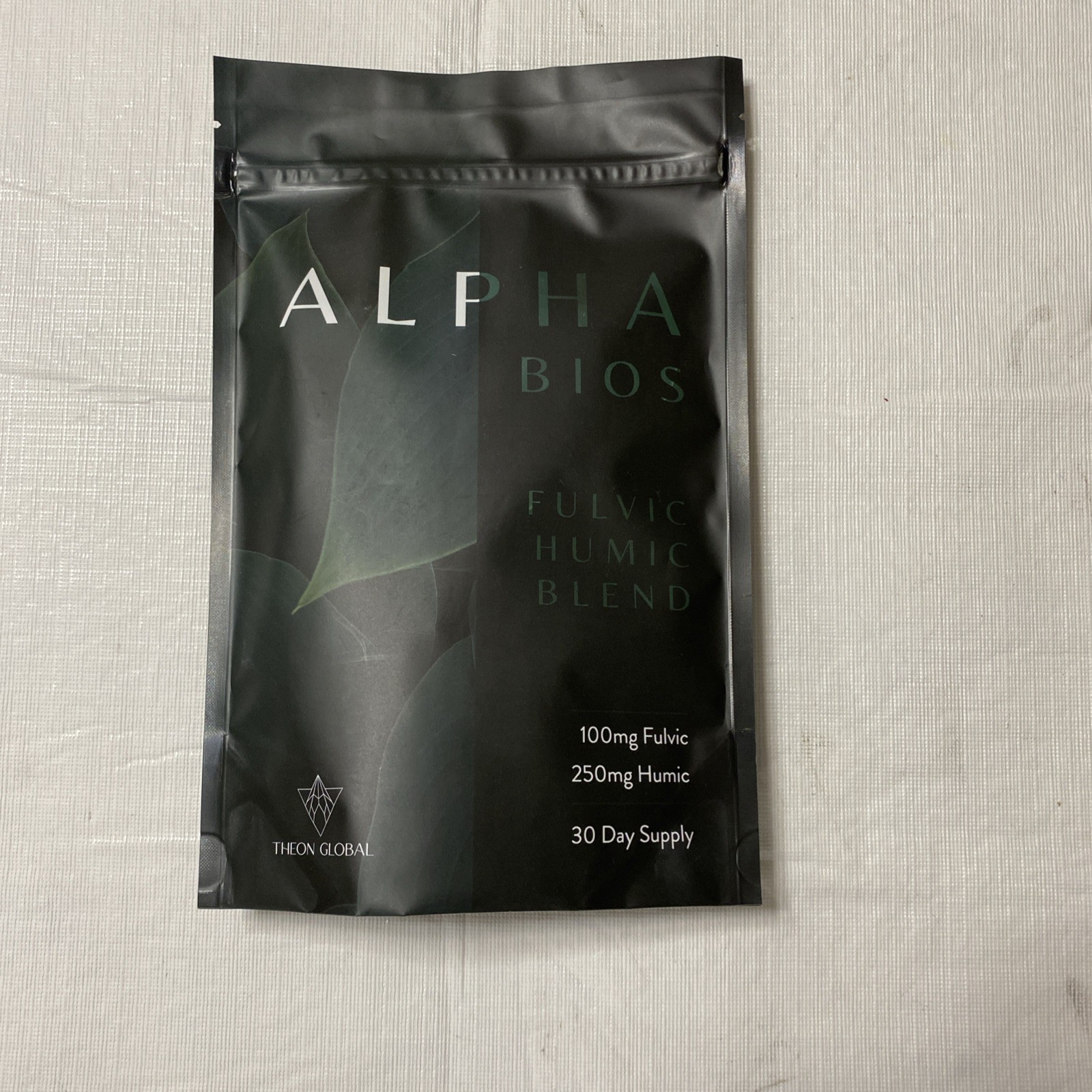 Alpha Bios Humic Fulvic Acid Theon Global Improve Sleep and Energy 30 Day Supply
