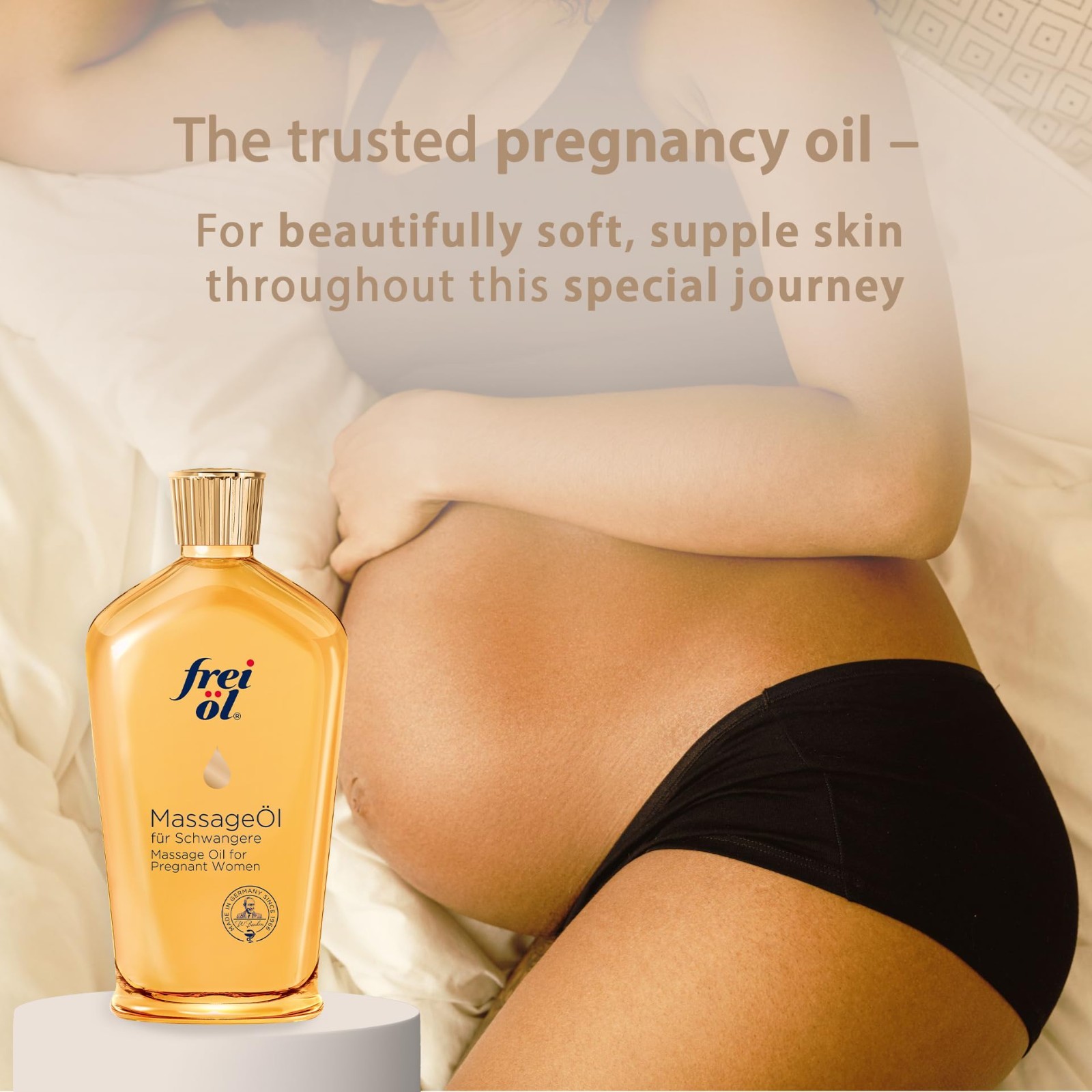 Pregnancy Massage Oil – Maternity Skin Care, Boosts Elasticity, Prevents Stretch