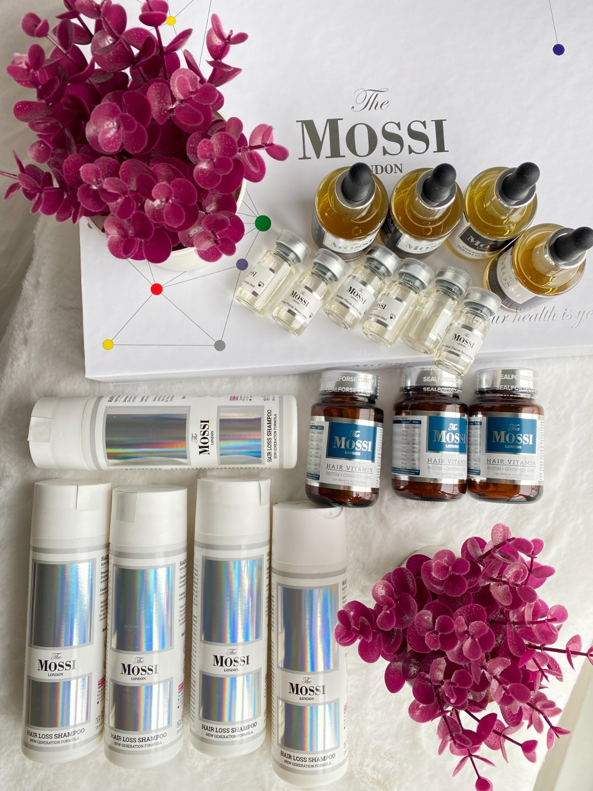The Mossi London 6 Month Flacon Plus Hair Set – Complete Hair Loss Treatment