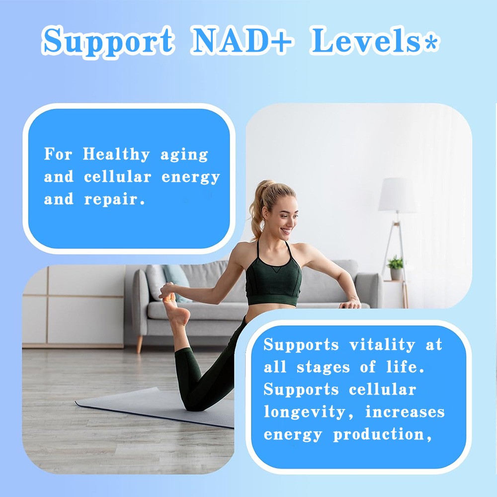Nicotinamide Riboside Liquid Drops NAD Resveratrol For Anti-Aging Skin Brain
