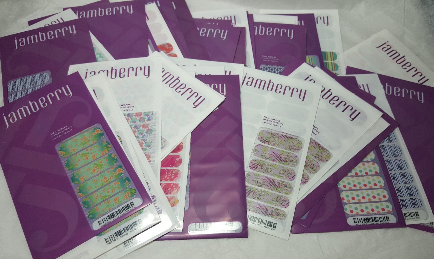 Jamberry Nail Wraps HOST EXCLUSIVE DESIGNS Buyer Choice Full Sheets New Package