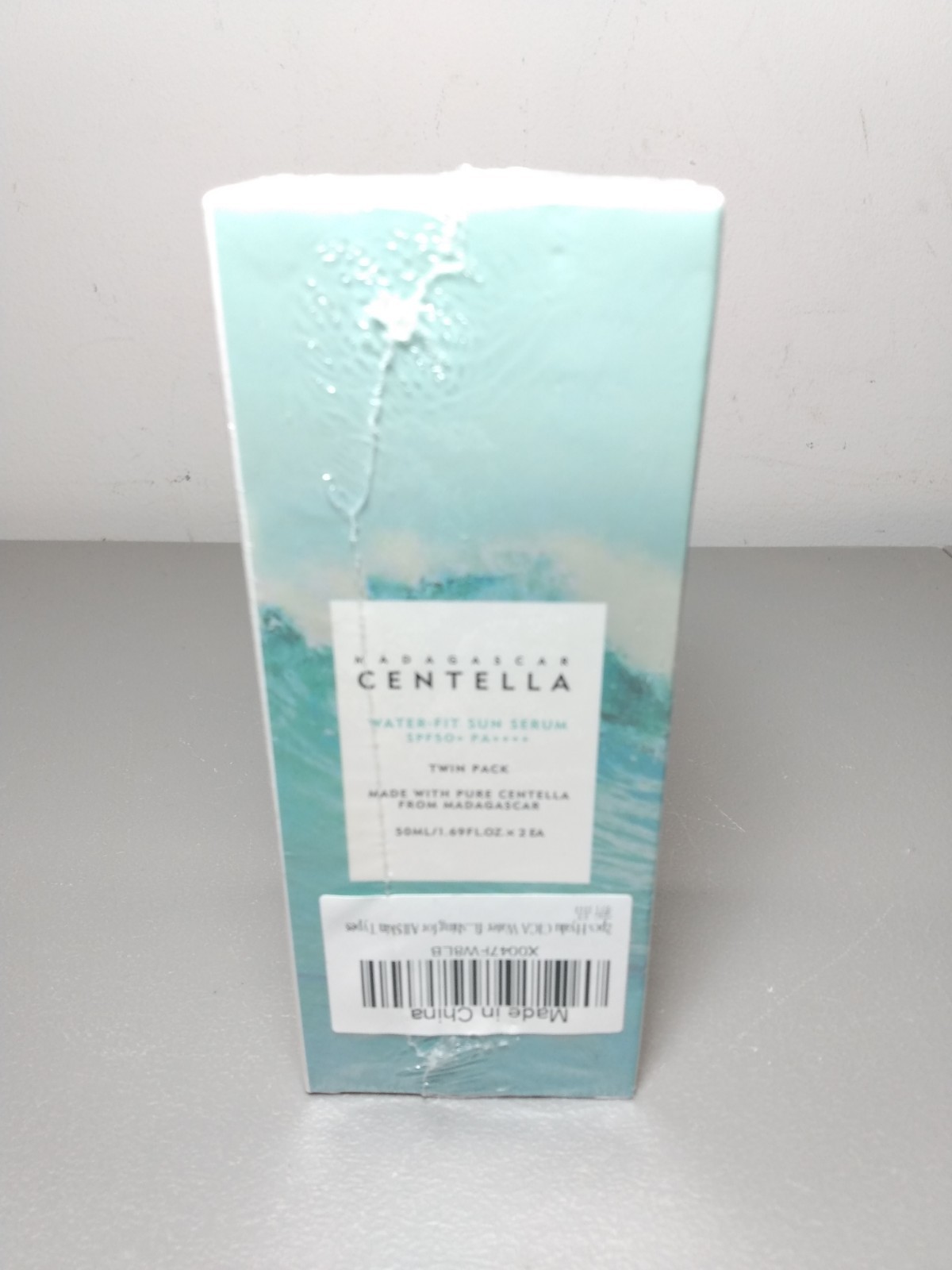 Madagascar Centella Water-Fit Sun Serum SPF50+ PA++++ 50ml. 2PK New