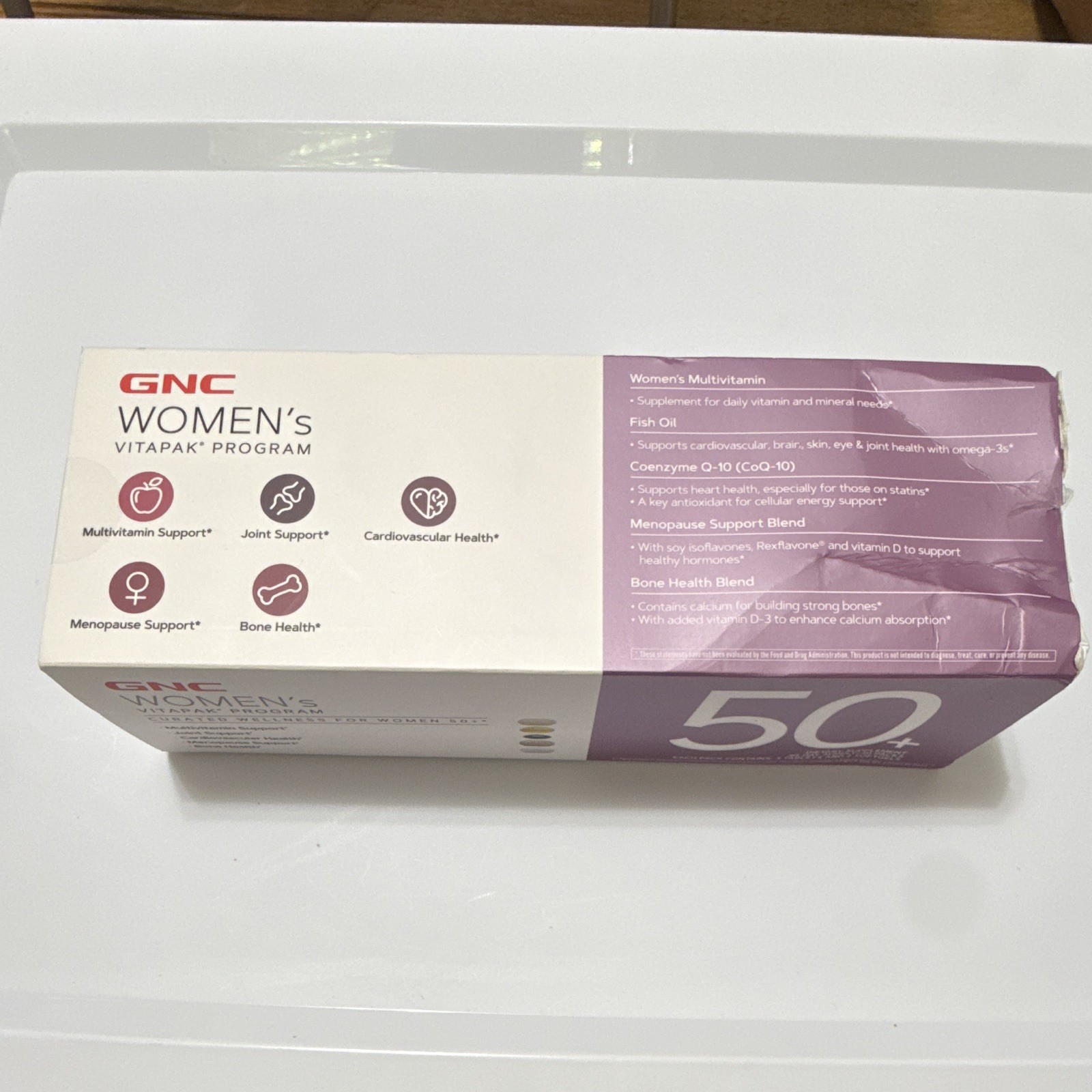 GNC Women’s VitaPak Program 50+ 30 Day Supply Multivitamin New Sealed