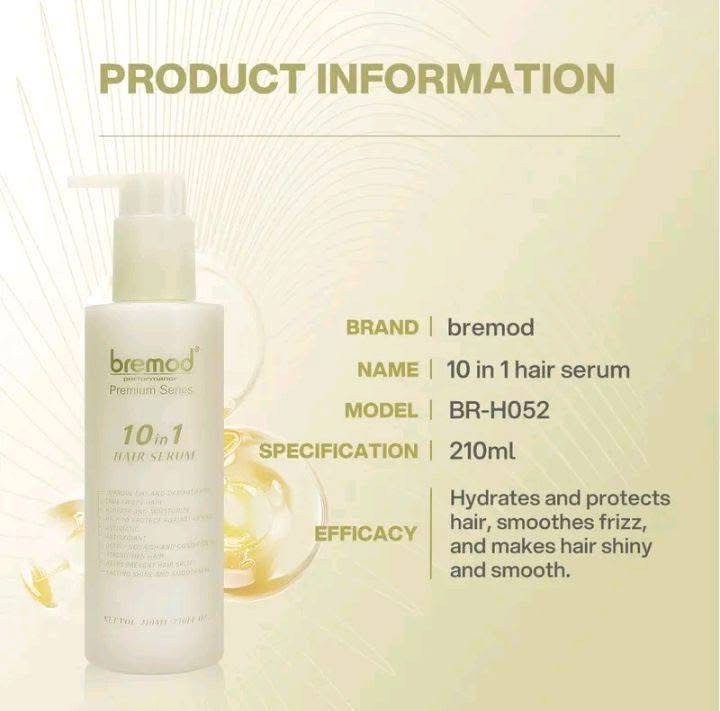 Bremod Premium Series 10 in 1 Hair Cream Serum – 210ml