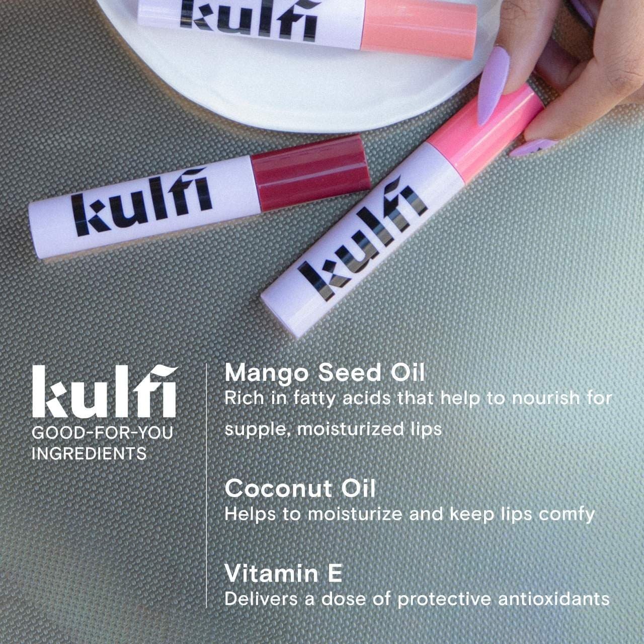Kulfi Authentic Lasting Moisturizing Lip Oil 9 Colors Are Available Brand new