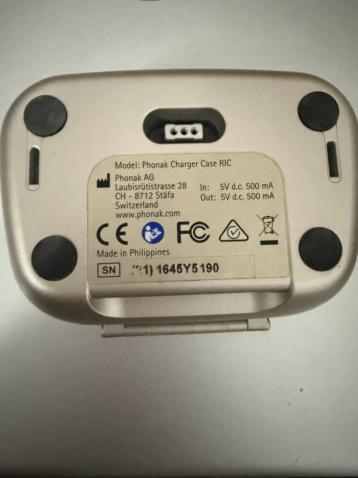 Phonak rechargeable hearing aides used
