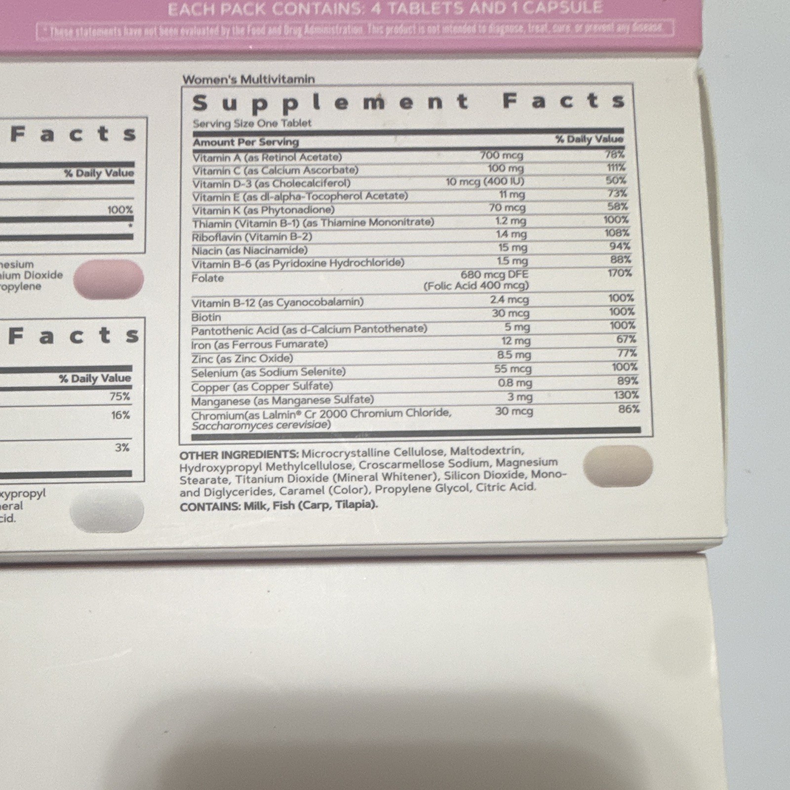 GNC Women’s Vitapak Program 30+ Multivitamin Support 30 Day Supply 150 Pills