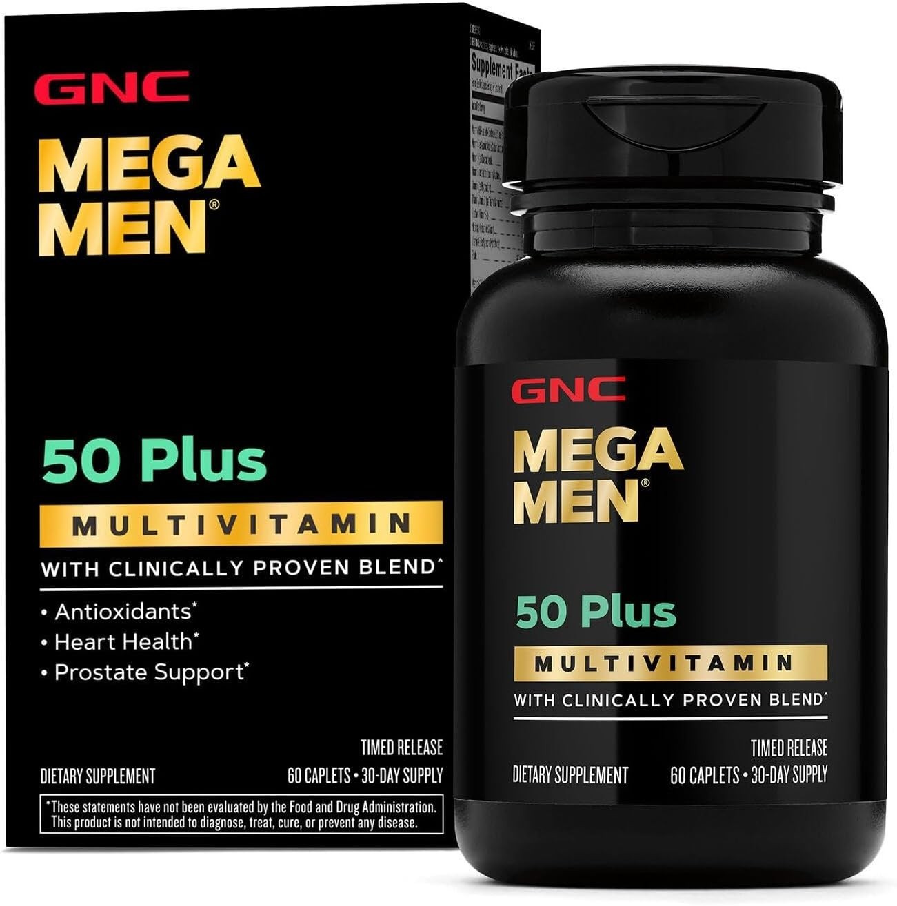GNC Mega Men 50 Plus Multivitamin 60 tablets