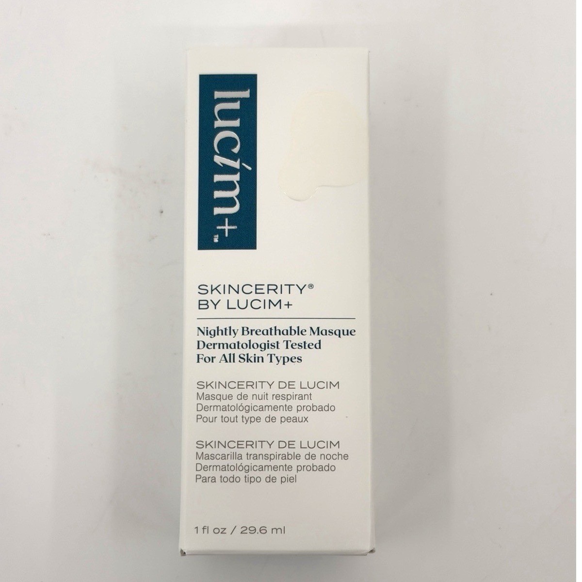 Lucim+ (Nucerity) Skincerity Nightly Breathable Masque 1 fl oz Roll On BB 03/27