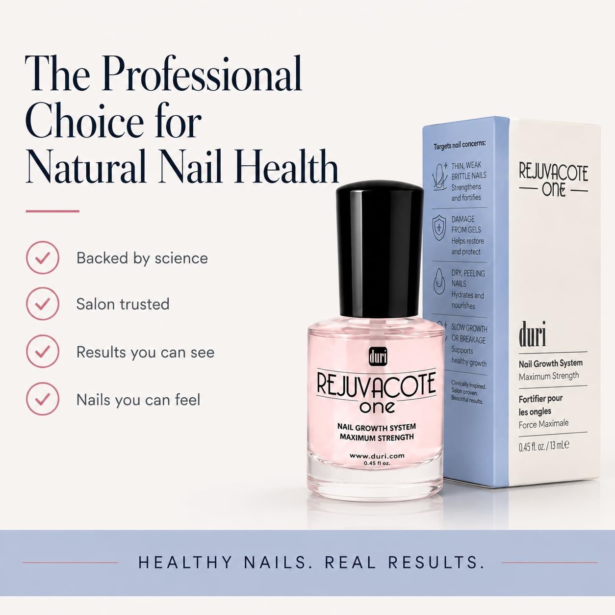 Nail Growth System – Maximum Strength Nail Strengthener for Damaged Nails – Fast