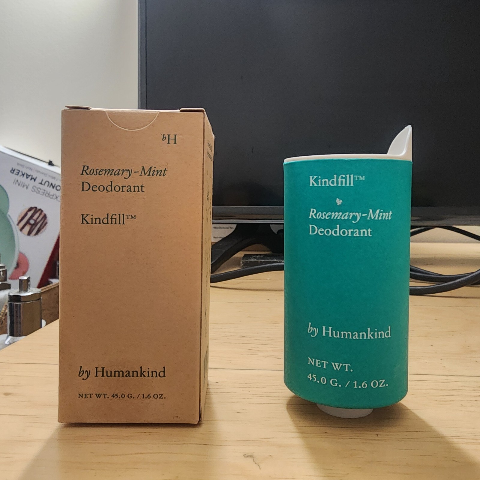Vegan Rosemary-Mint Deodorant Stick 1.6oz Kindfill (By Humankind)