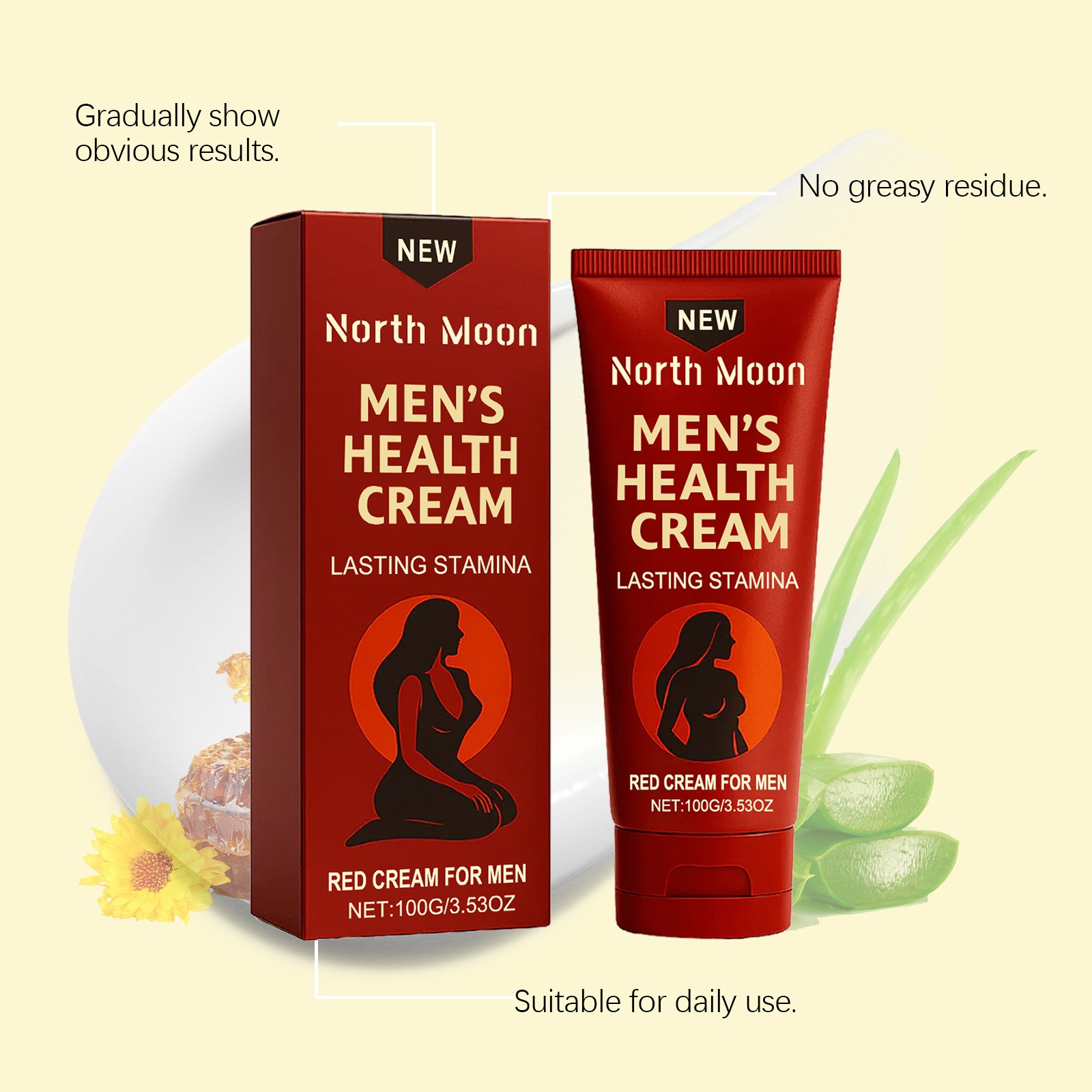 Men’s Health Cream Peak force Daily Cream with Herbal Extracts, Smooth Formula🔥