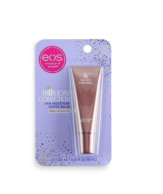 EOS Holiday Tinted Super Balm Salted Caramel 0.35 fl oz NEW Limited Edition