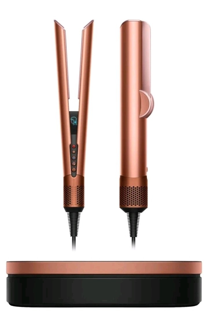 Dyson Airstrait Straightener Amber Silk Wet to Dry Hair Styler