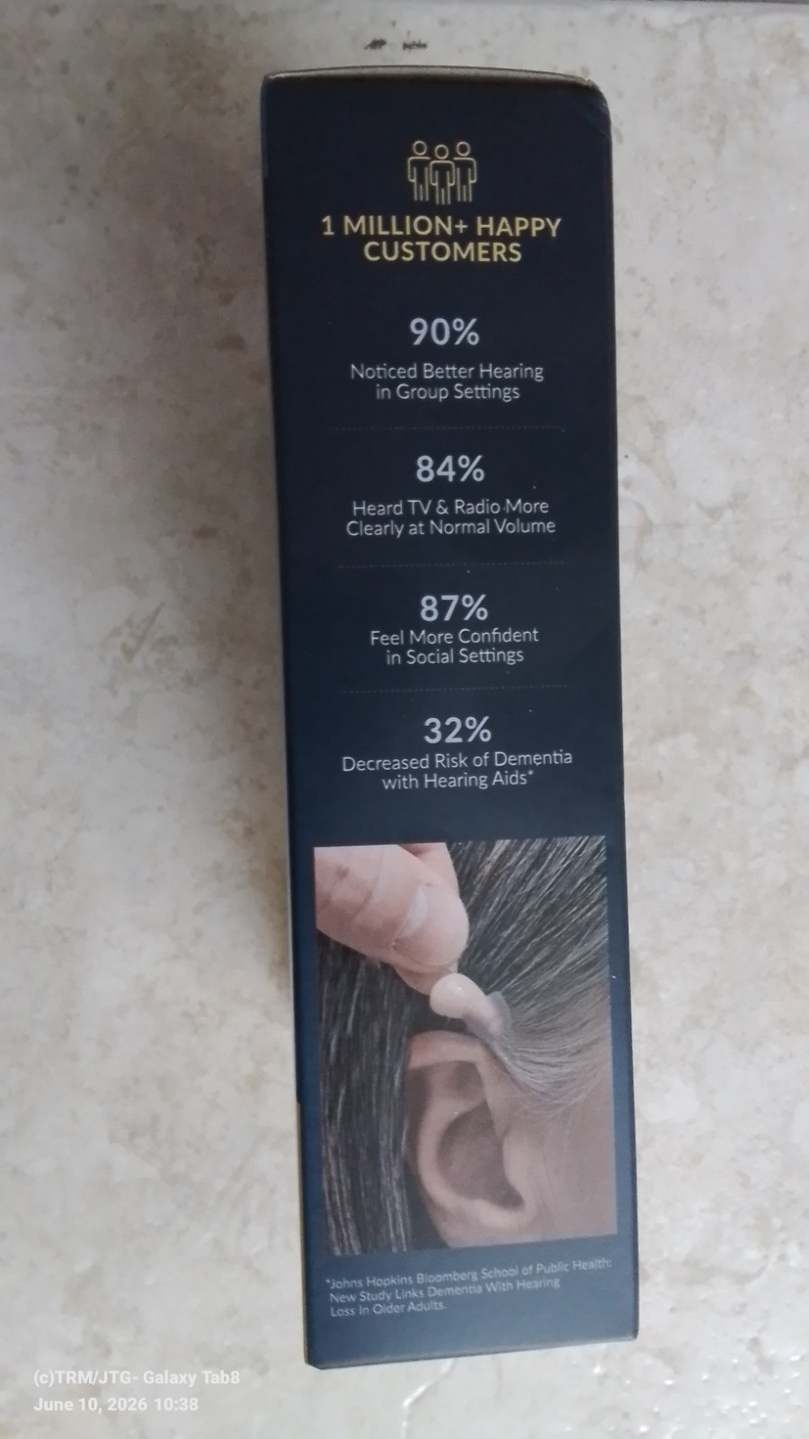 NEW UNOPENED Audien Hearing Atom Pro 2 Rechargeable ITE Hearing Aids