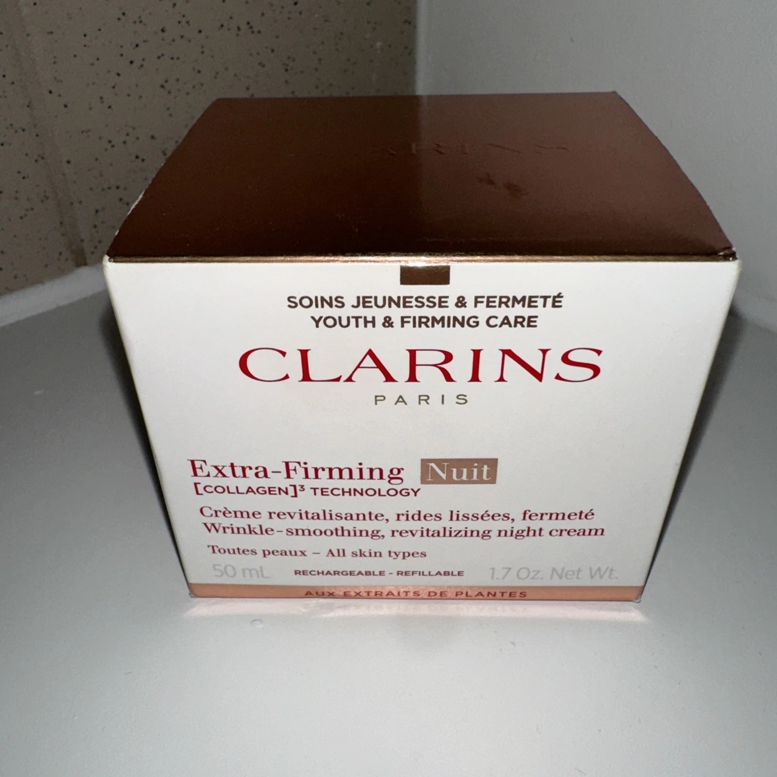 Clarins Extra-Firming Nuit Wrinkle-Smoothing, revitalizing night cream 50ml