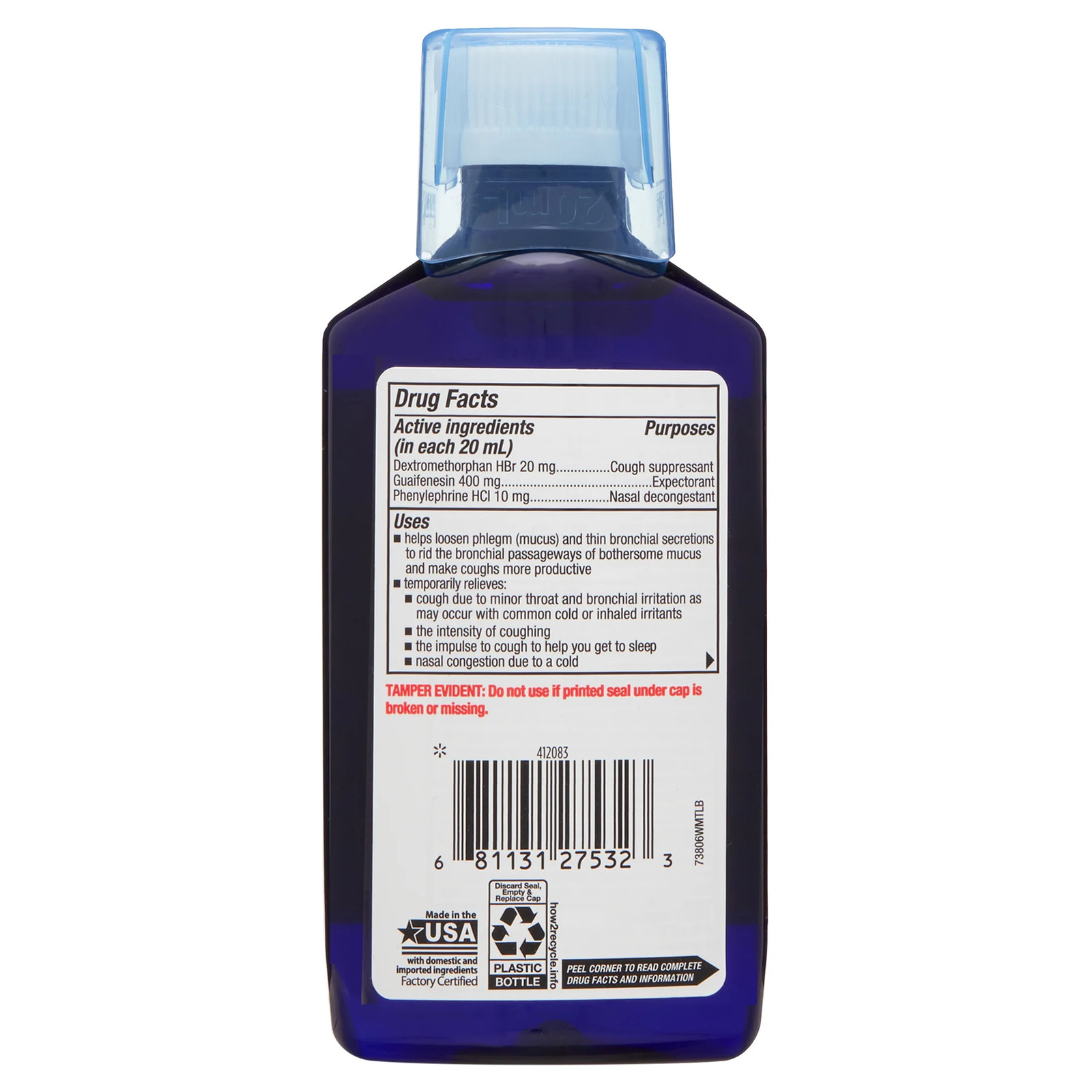 Maximum Strength Severe Congestion and Cough Liquid, 6 Fl Oz