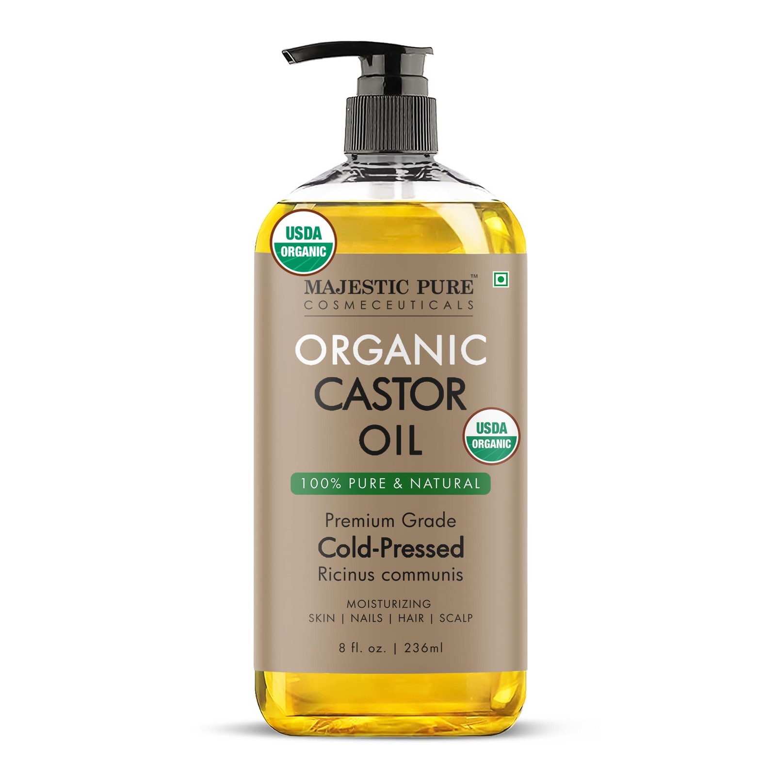 100% Pure and Natural- Cold Pressed & Hexane Free Natural Hair Growth Oil