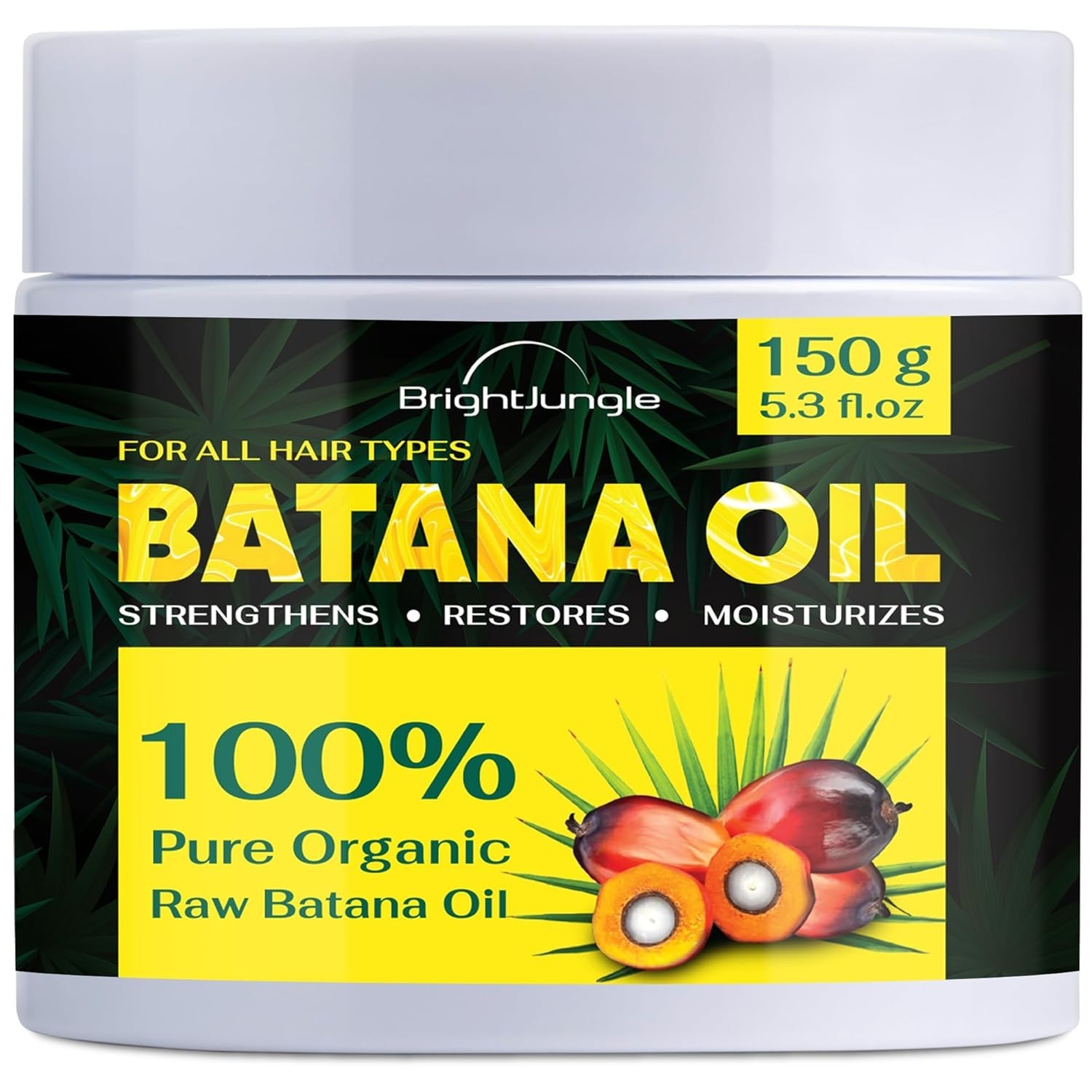 Botana Oil Hair Growth Batana Oil for Hair Growth Dr Sebi Organic,100 Percent Pu