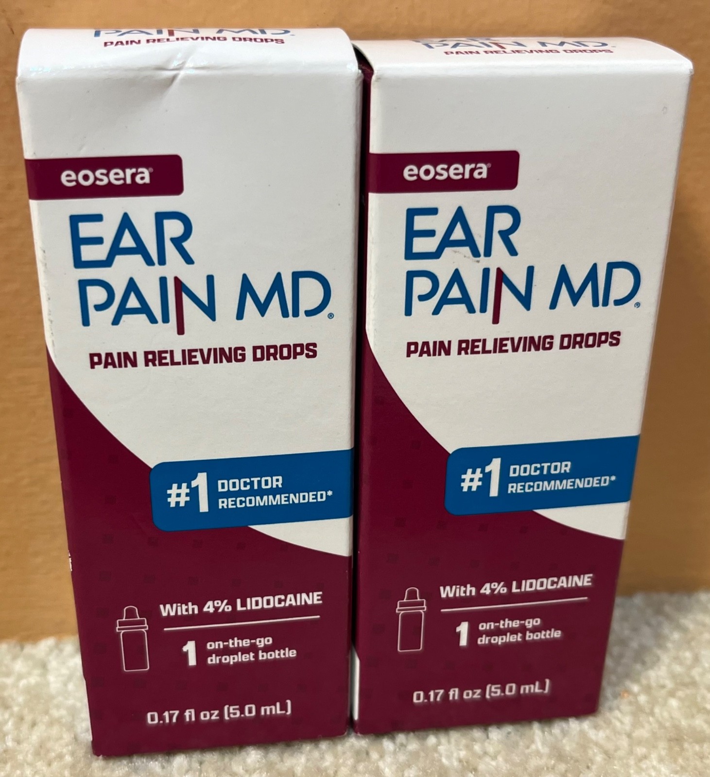 Eosera Ear Pain MD Pain Relieving Drops 5mL 0.17oz. Exp 09/2026 FREE SHIPPING