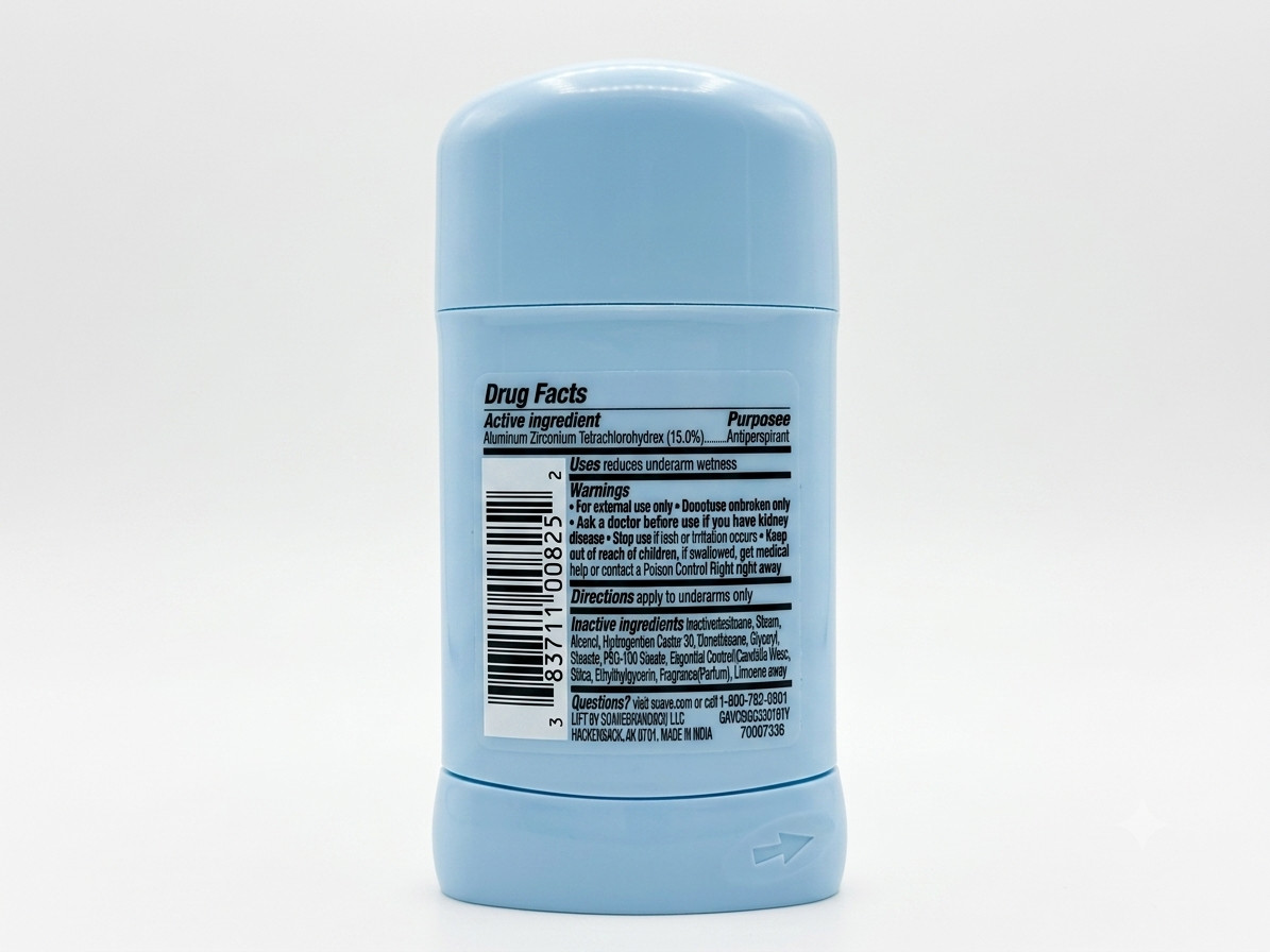 Suave Tropical Citrus Talc-Free 24-Hour Antiperspirant Deodorant 1oz 2 Pack