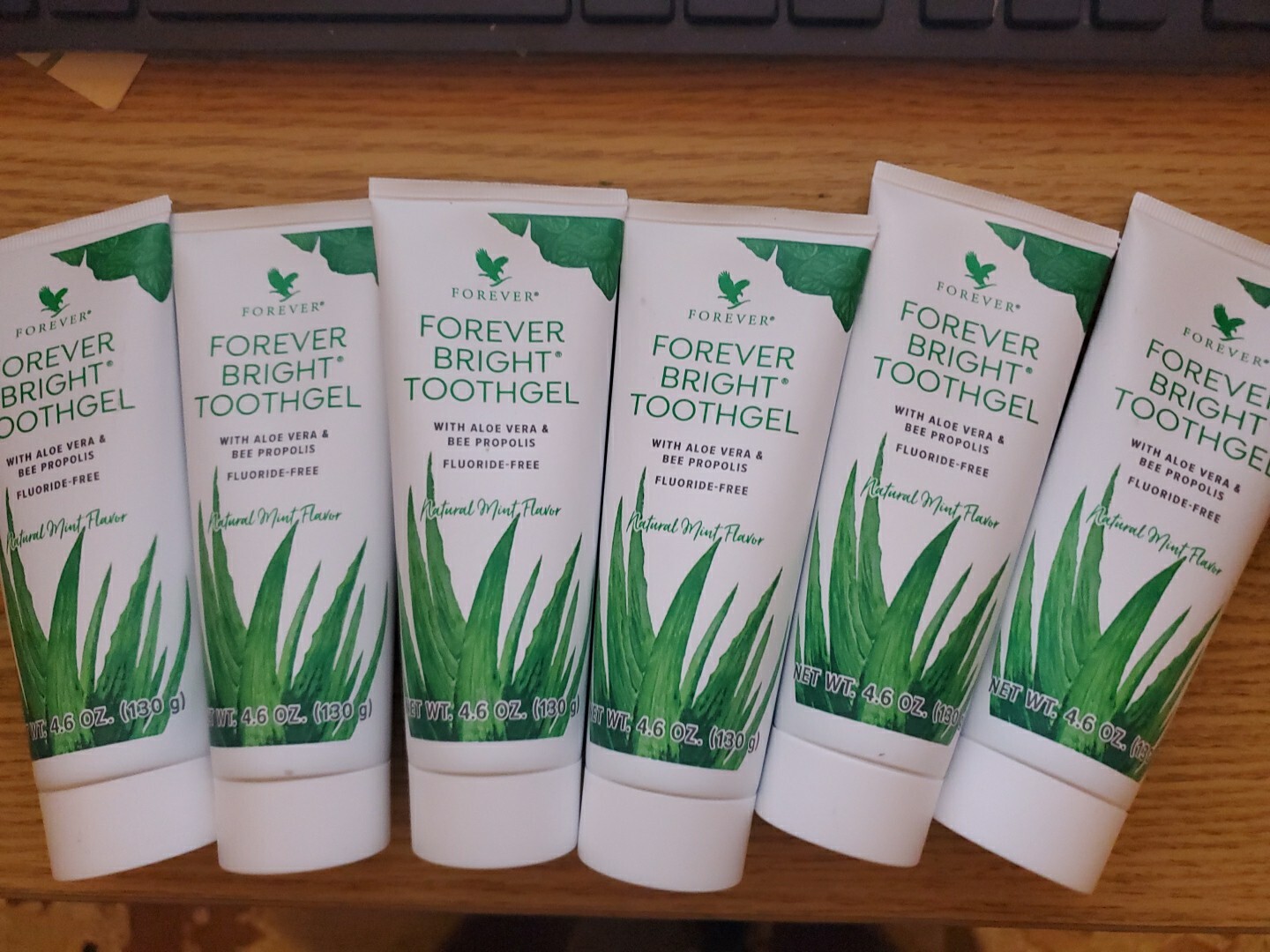 8 Forever Living Bright Toothgel With Aloe Vera NO Fluoride 4.6oz Exp 01/2028