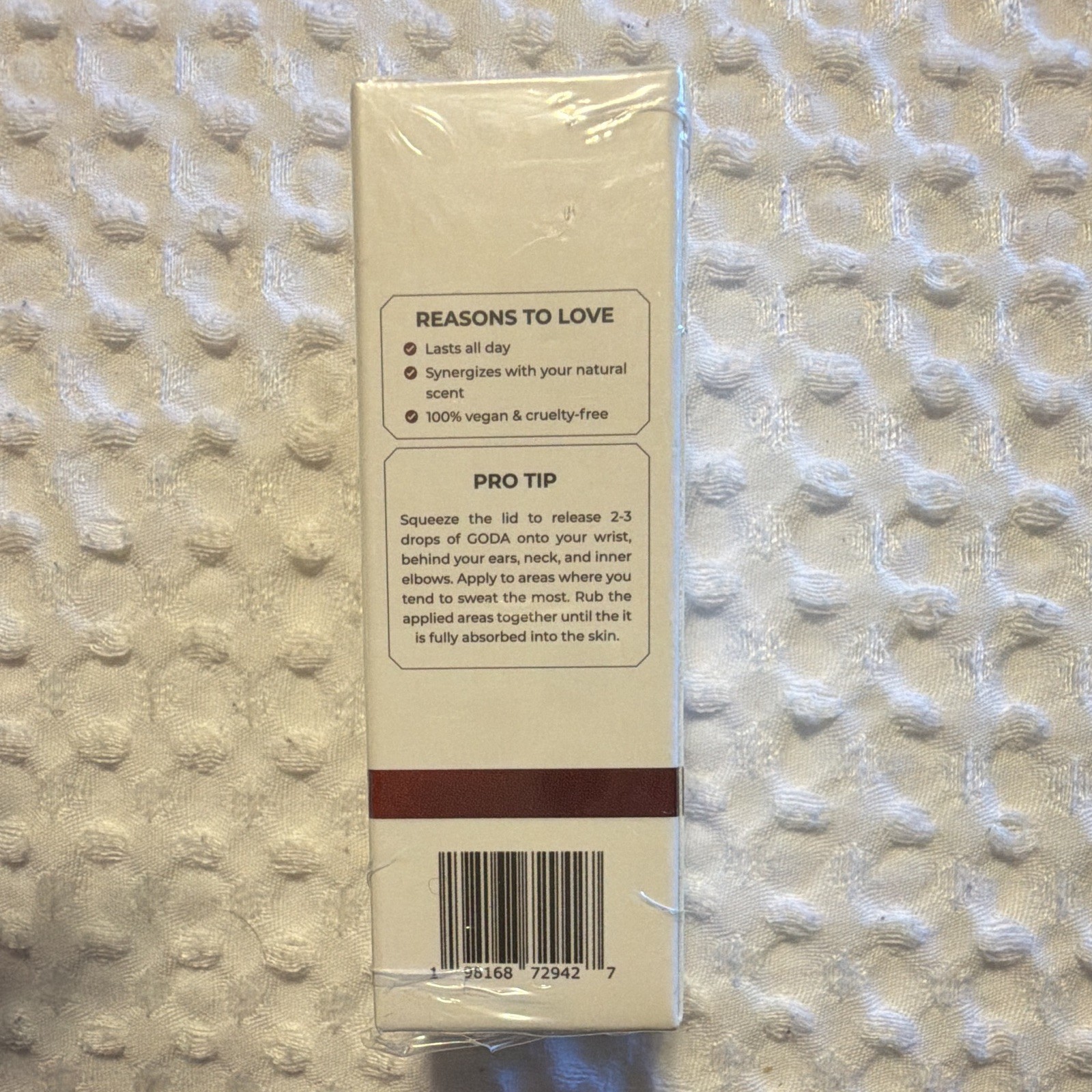 GODA Sense of Seduction pheromone perfume (2) and pheromone silk body oil (1)