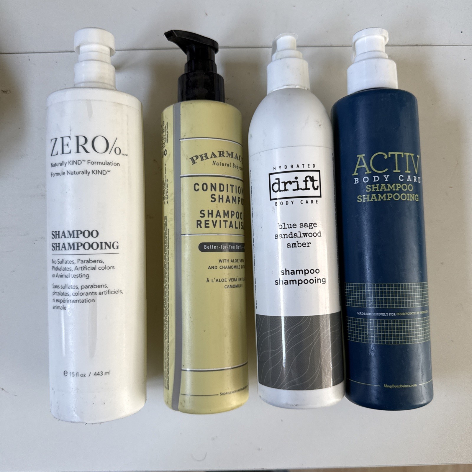 Hotel Collection Shampoo Assortment Gilchrist &Soames; Drift; Pharmacopia- New