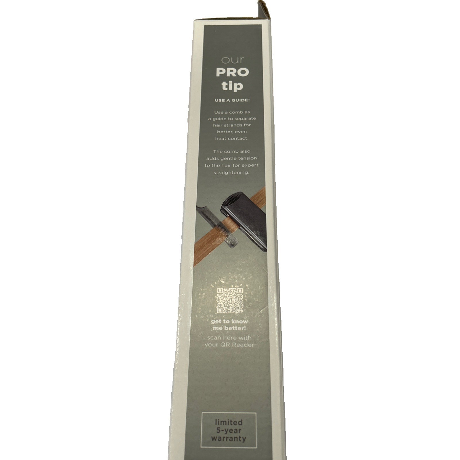 INFINITIPRO BY CONAIR Tourmaline Ceramic Flat Iron- 2 Inch-Factory Sealed Seepic