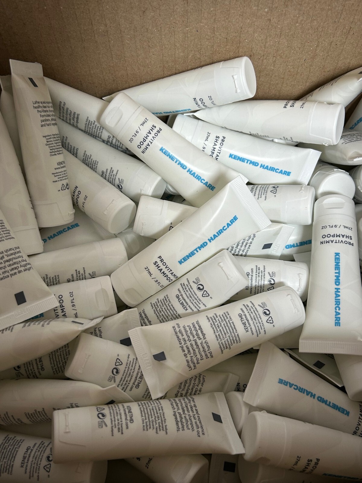 (LOT OF 10) KenetMD Haircare Provitamin Shampoo 0.9oz – Hyatt Hotels – TRAVEL