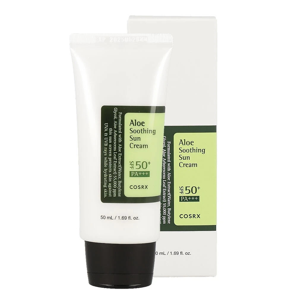 COSRX Aloe Soothing Sun Cream 50ml SPF50+ PA+++ Korean Cosmetics Beauty