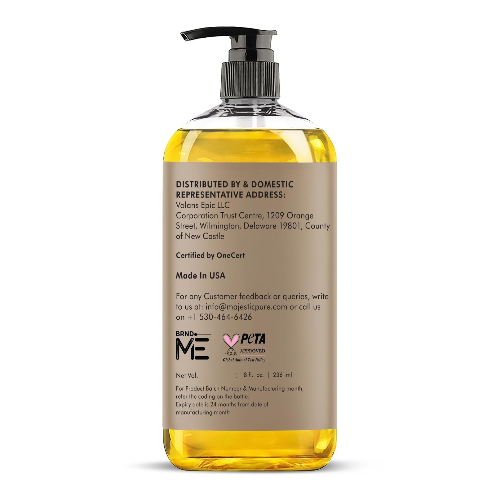100% Pure and Natural- Cold Pressed & Hexane Free Natural Hair Growth Oil