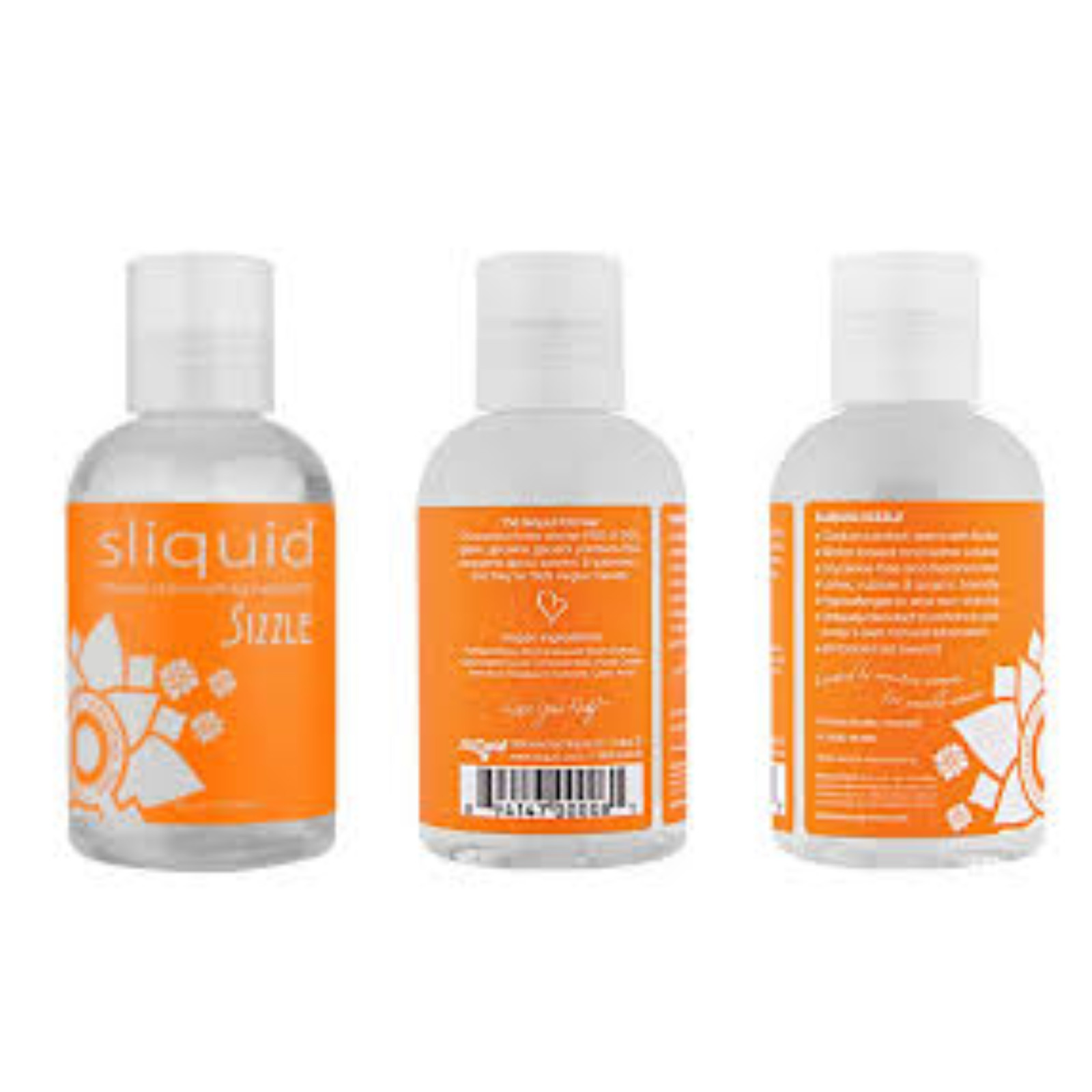 Sizzle Natural Stimulating Lubricant Water-Based Warming Wih Cooling Effect Lube