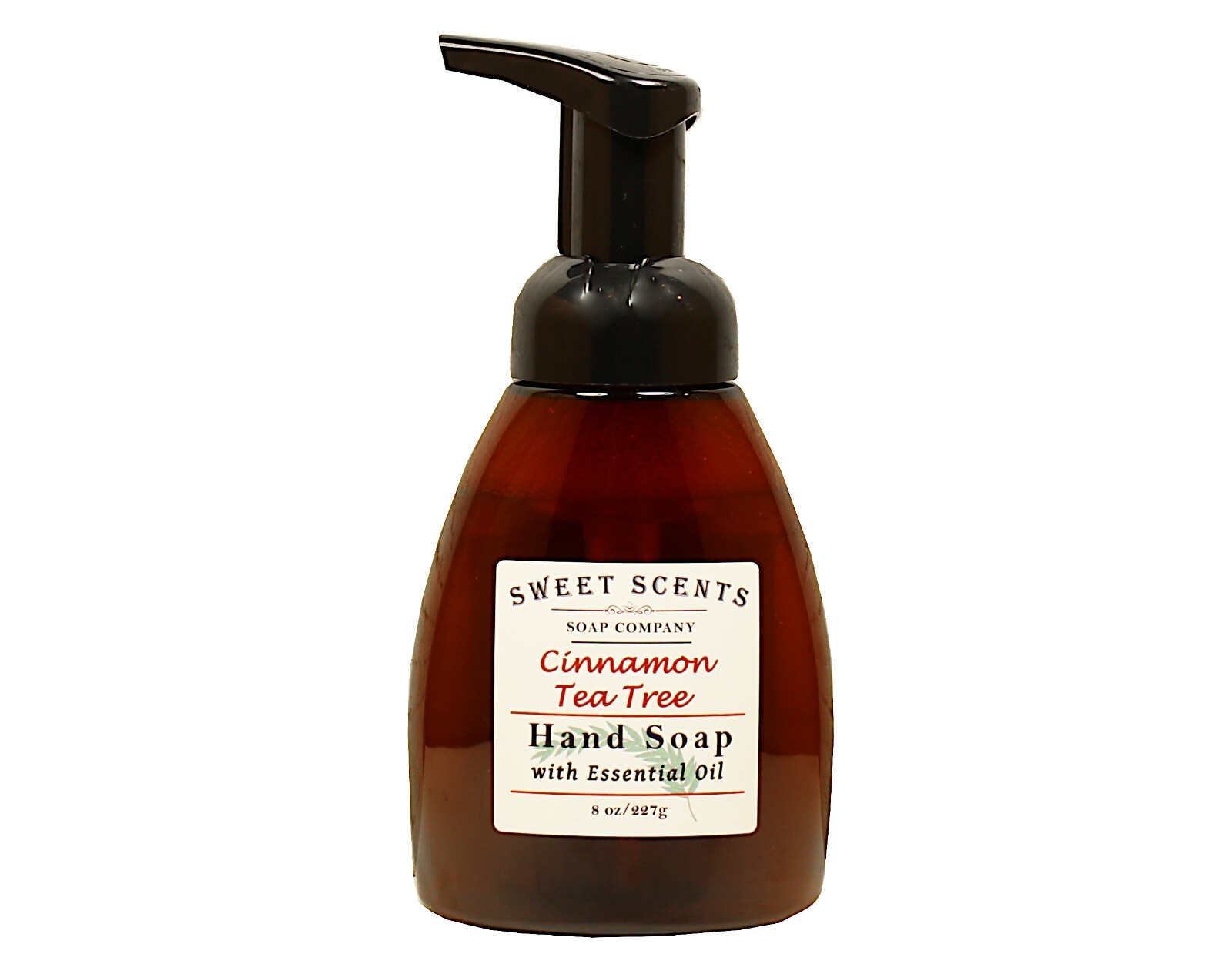 Cinnamon Tea Tree Foaming Hand Soap with Essential Oils