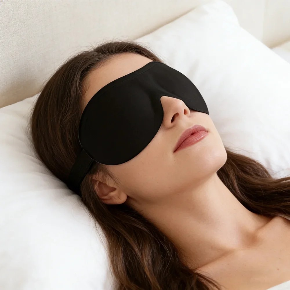 1/2 Pack Travel 3D Eye Mask Sleep Soft Padded Shade Cover Rest Relax Blindfold
