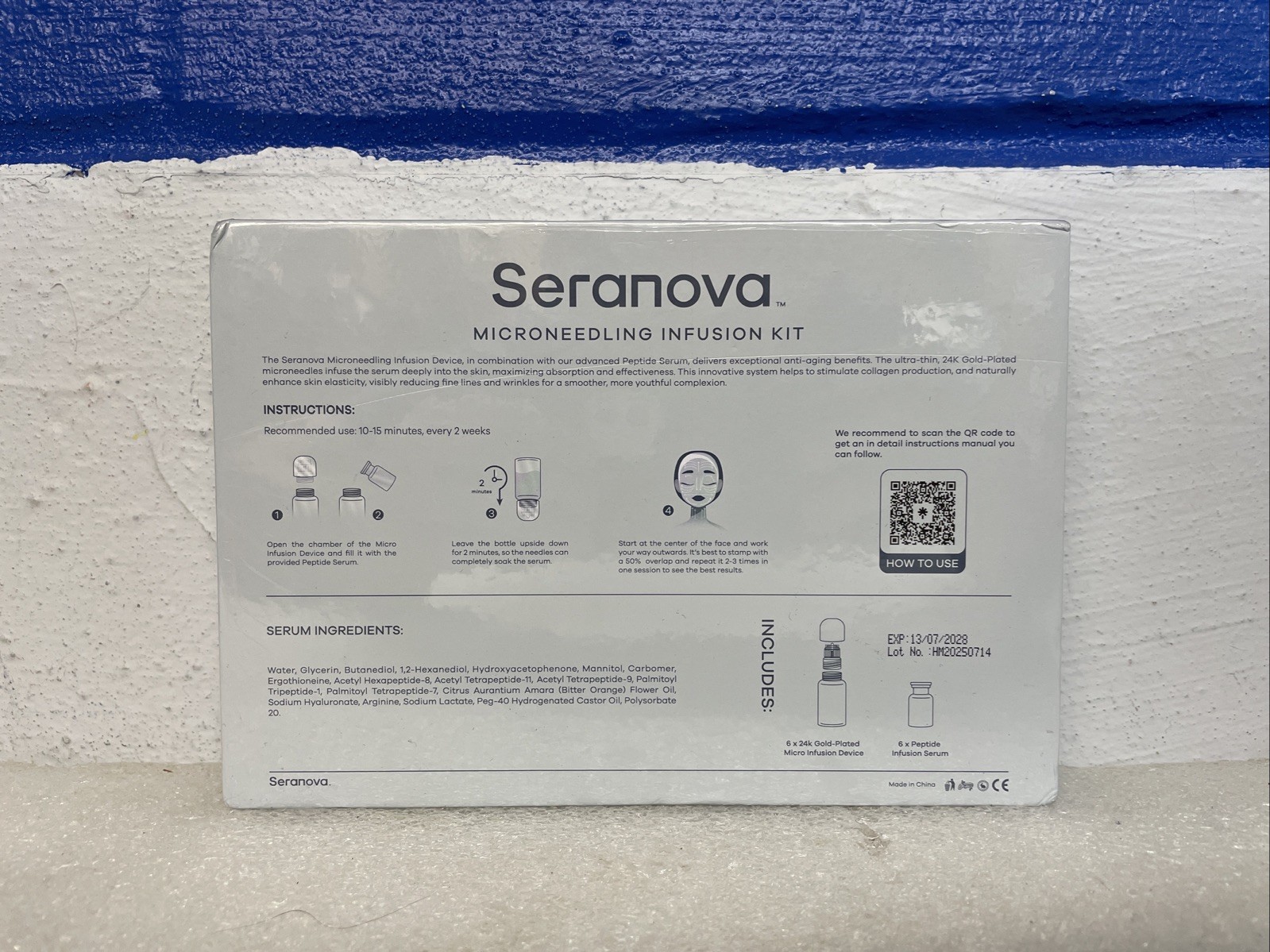 Seranova Infusion Kit 3 Month Supply Anti Aging 07/2028 New Sealed