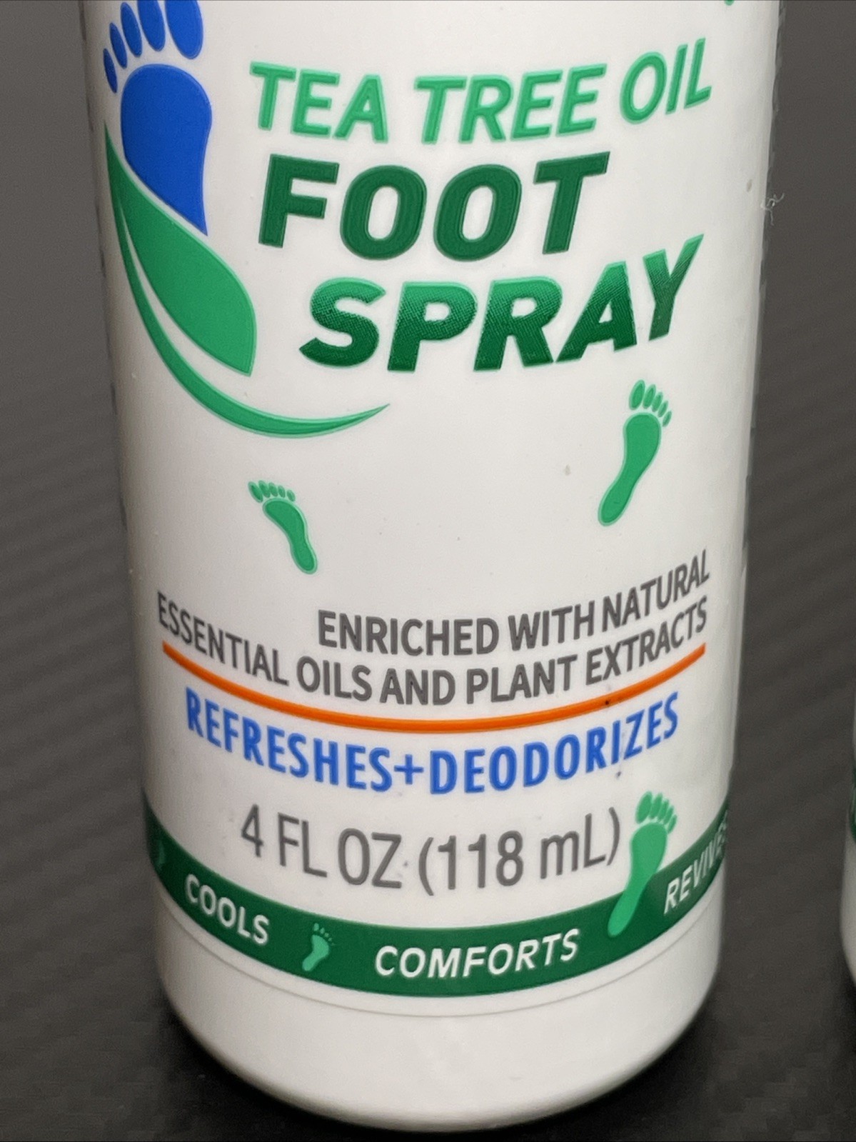 Lucky Tea Tree Oil Foot Spray Natural Essential Oils Plant Extracts 4oz Lot Of 2