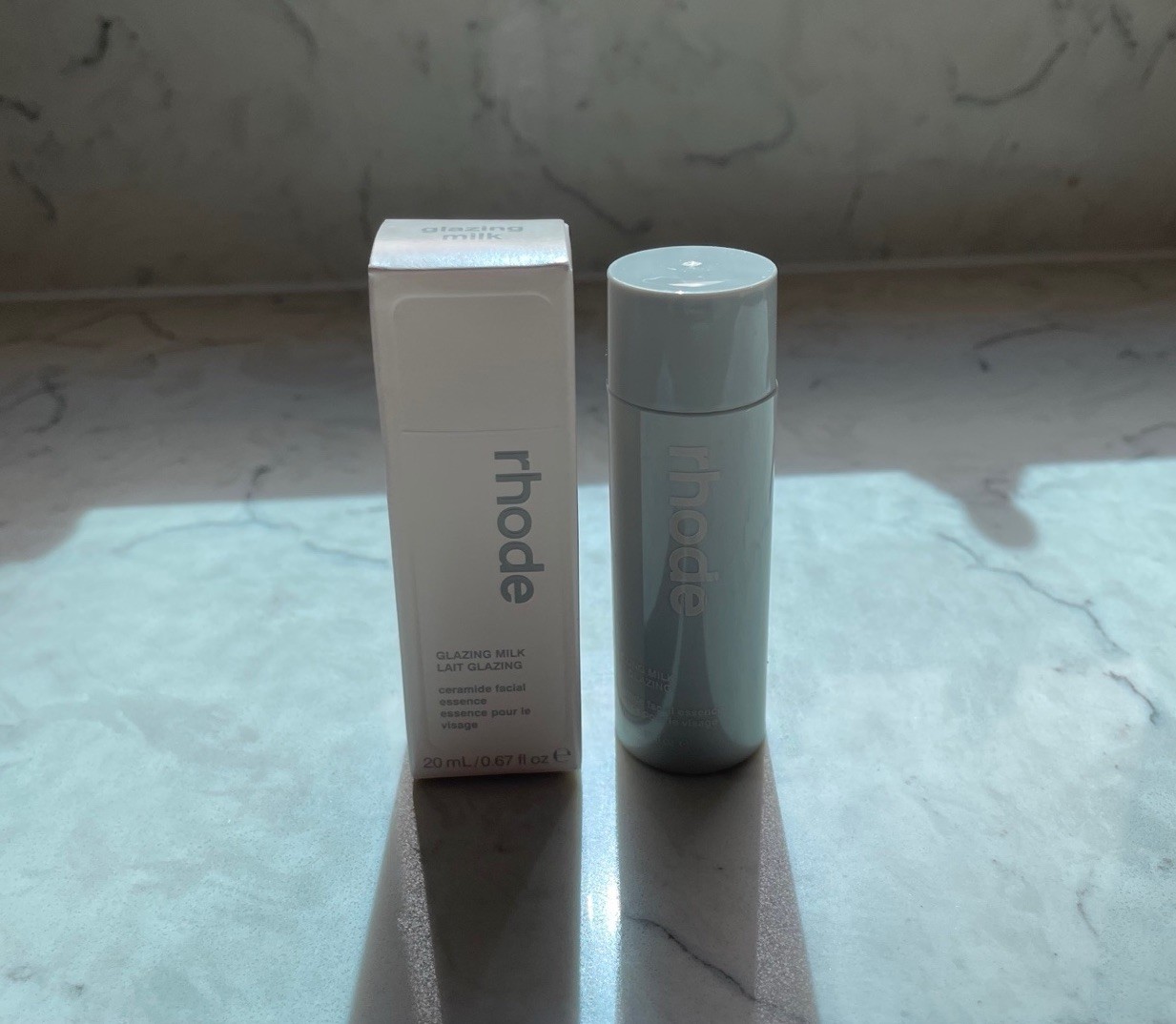 rhode Glazing Milk Facial Essence with Ceramide for Face, 20 mL/0.67 fl oz