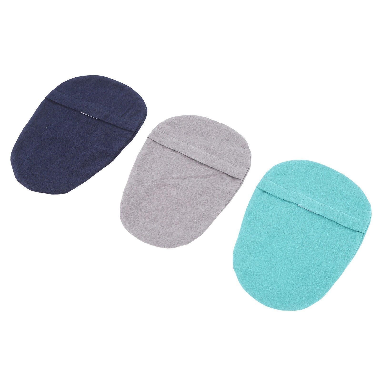 3pcs Ostomy Bag Cover Washable Detachable Dust Proof Mixed Colors Protective