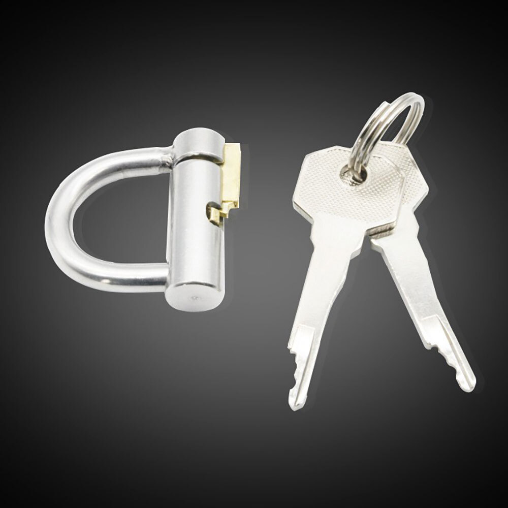 USA Stainless Steel Male PA LOCKED CHASTITY PIERCING Titanium D-Ring PA Lock