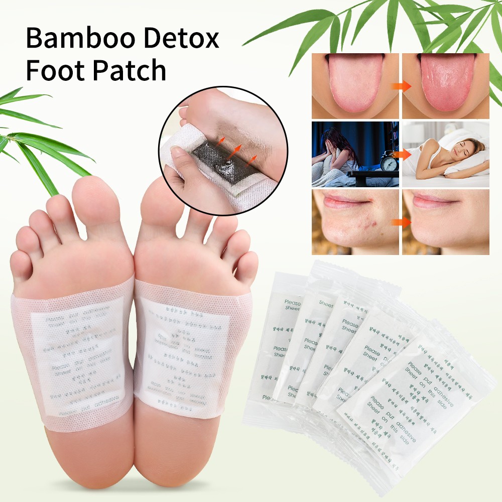 50-300pcs Foot Detox Patches Pads Toxins Deep Cleansing Herbal Organic Slimming