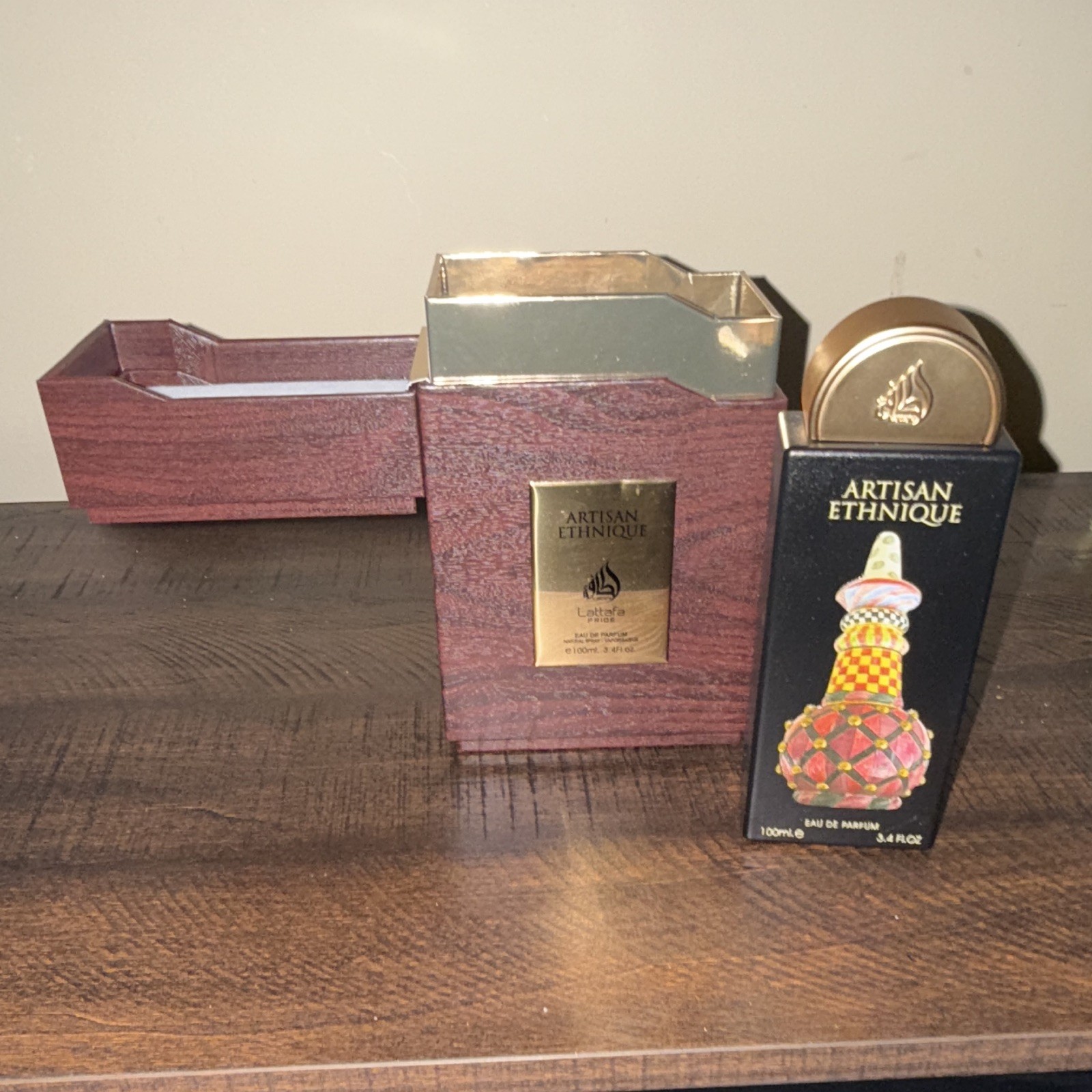 Lattafa Artisan Ethnique Eau de Parfum Spray, 3.4 fl oz Regular Size