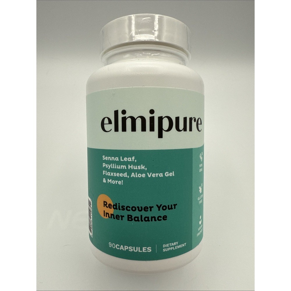 ELIMIPURE GUT CLEANSE & RESTORE ~ 90 CAPSULES NEW/SEALED exp. August 2027