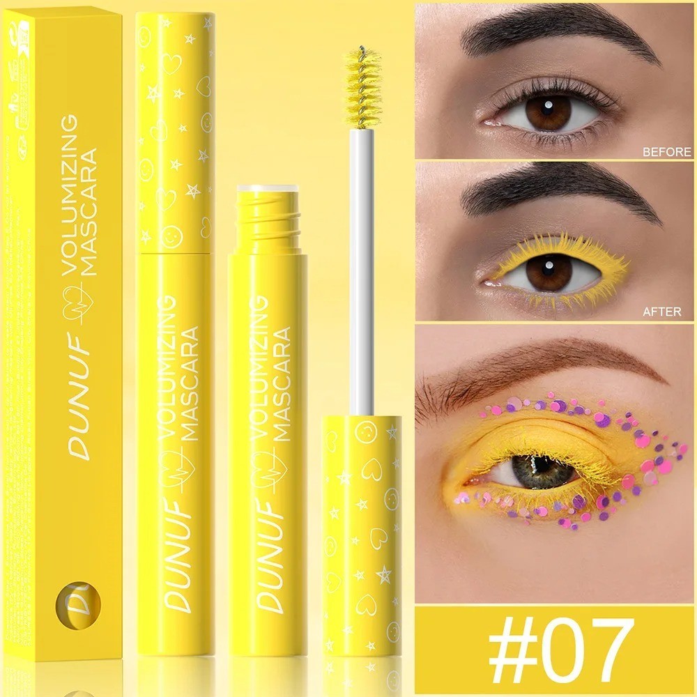 Waterproof Colorful Mascara Fast Dry Curling Multicolor Lash Makeup