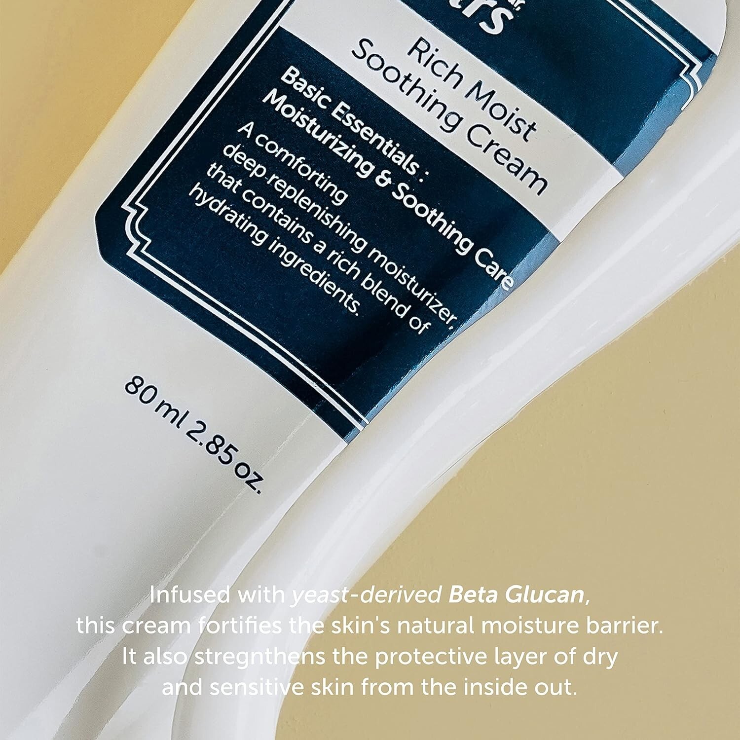 DearKlairs Rich Moist Soothing Cream 80ml, Repair Skin Barrier, Sensitive Skin