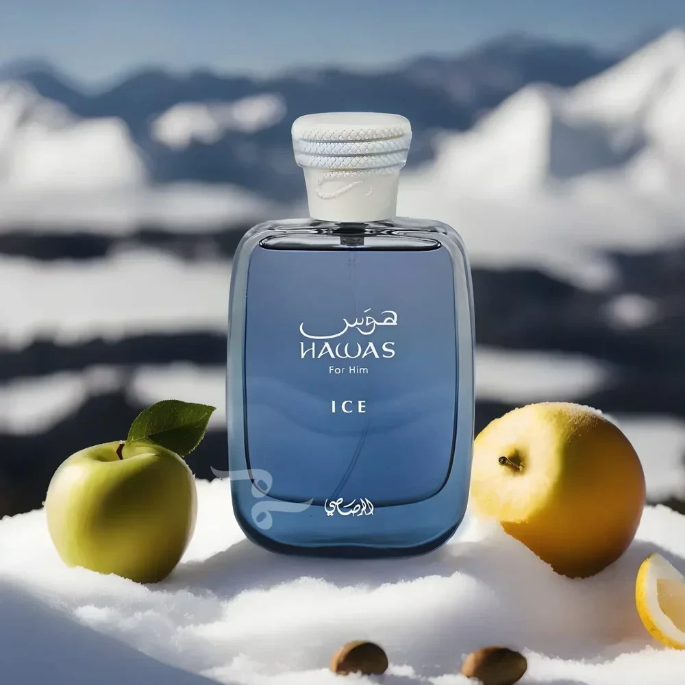 Rasasi Hawas Ice for Men Eau de Parfum Spray 3.4 Oz / 100 ml