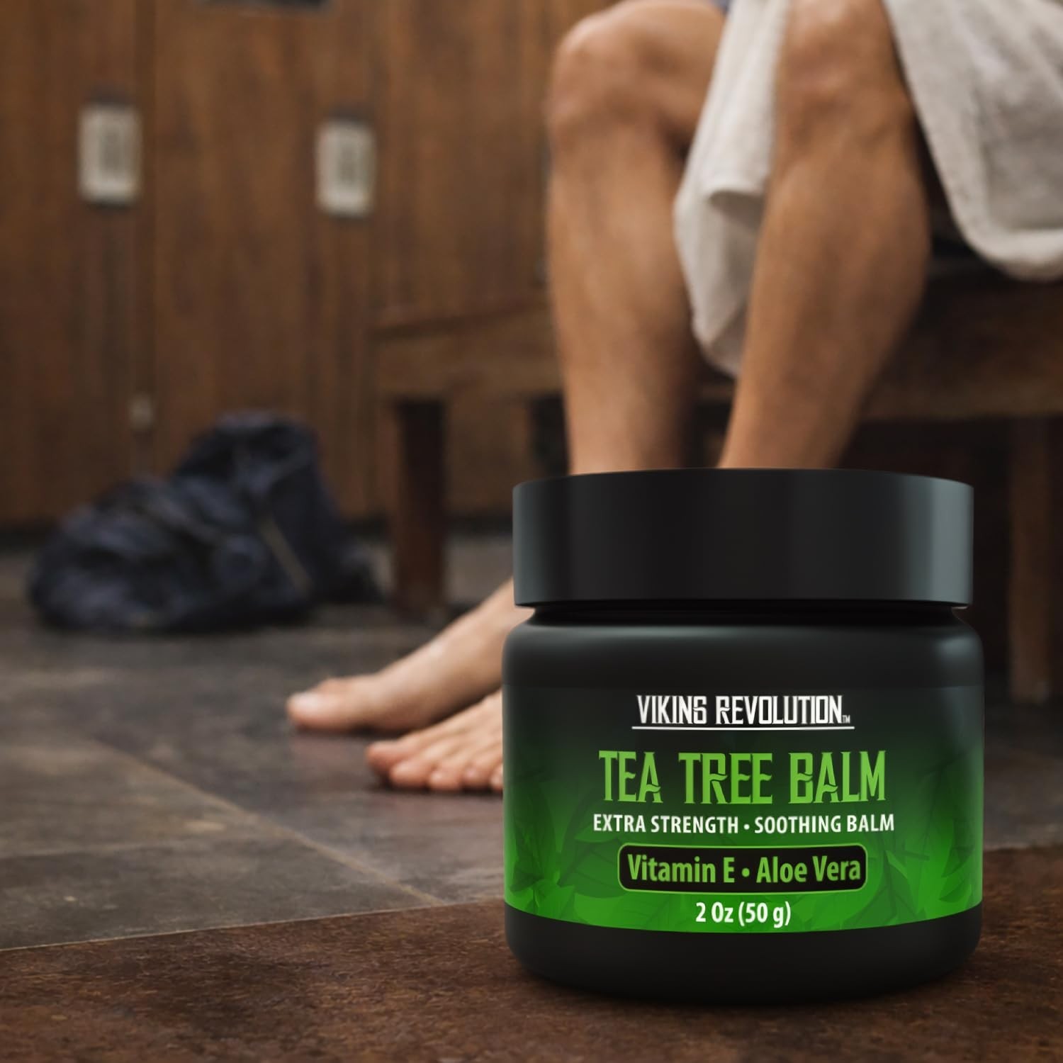 Viking Revolution Tea Tree Foot Balm Moisturizing Cream 2 Oz