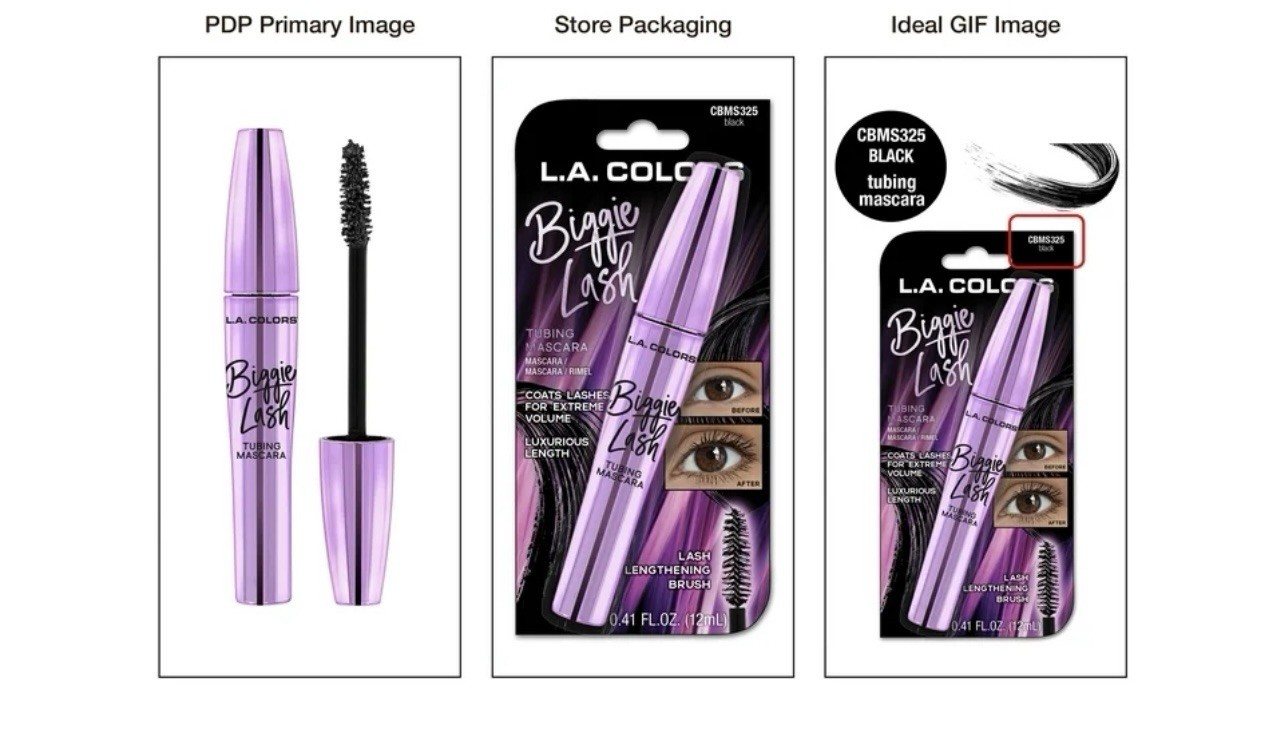 L.A. COLORS Biggie Lash Tubing Mascara Black Lengthening Volumizing 0.41oz