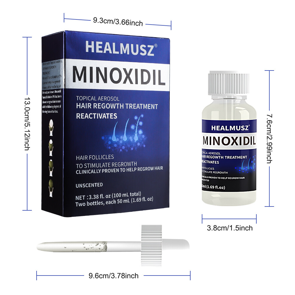 Minoxidil 5% Extra Strength for Men&Women Hair Regrowth Solution 6 Month Supply