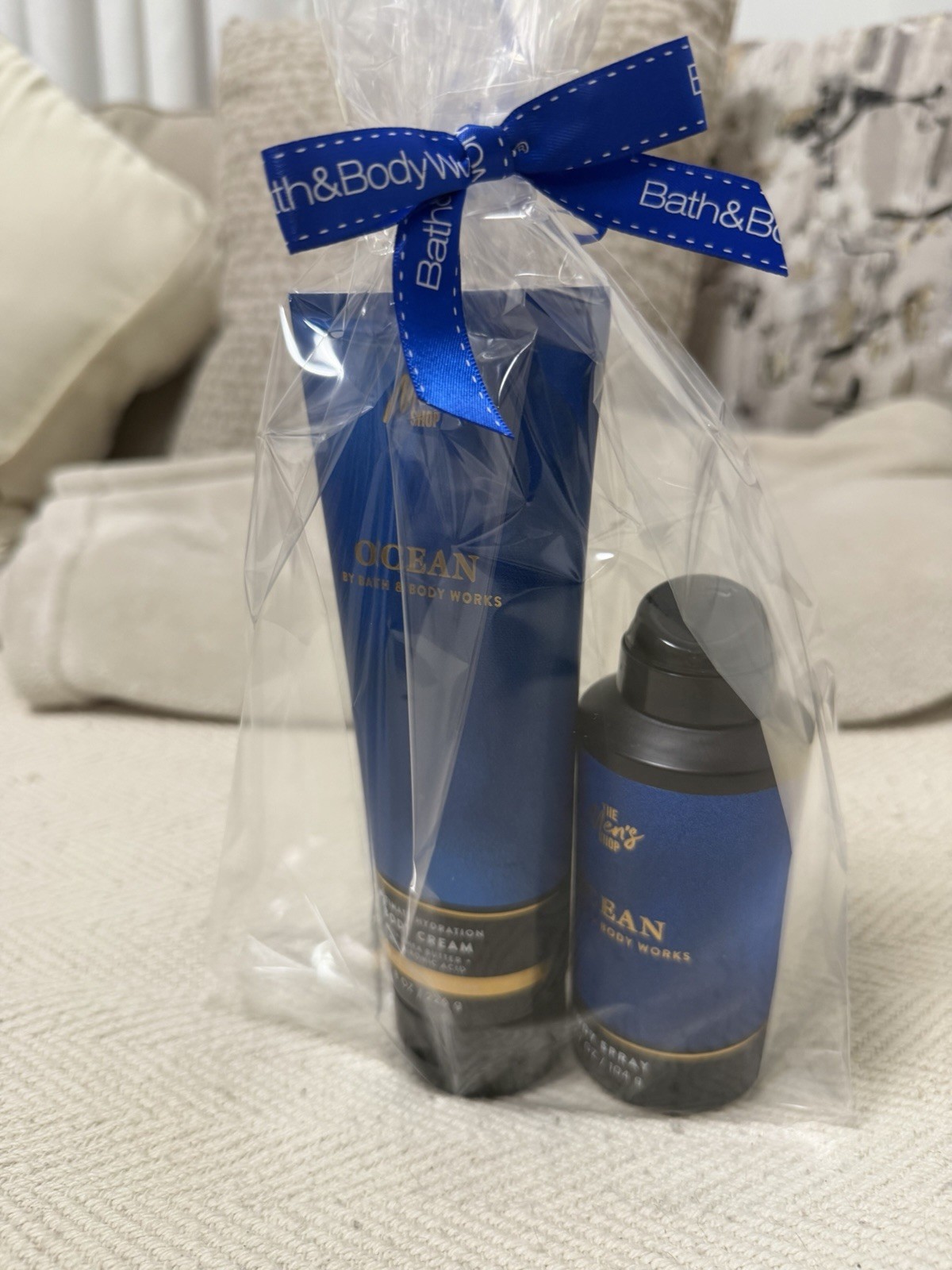 Bath & Body Works Ocean 2-Piece Gift Set Body Cream & Body Spray, Unisex